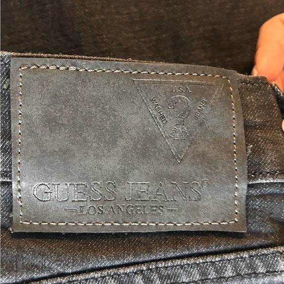 Guess low rise  black skinny jeans. 33x32 - Picture 10 of 10